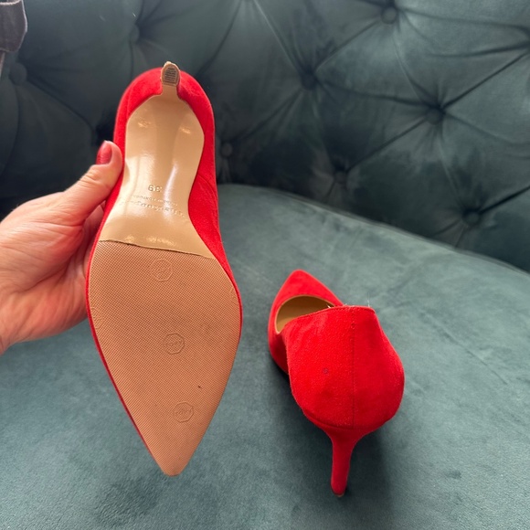 The Kooples red suede heels - added outsoles! - Picture 4 of 6
